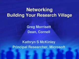 Networking in Research: Building Your Own Village with Greg Morrisett and Kathryn S. McKinley