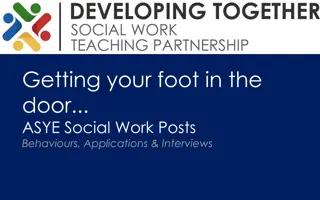 Tips for Applying to ASYE Social Work Posts