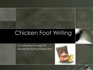 Chicken Foot Writing: A Scaffolding Strategy for Descriptive Assignments