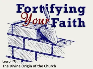 The Divine Origin of the Church: Unveiling Biblical Prophecies