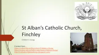 Children's Liturgy for the 3rd Sunday of Easter at St. Alban's Catholic Church, Finchley