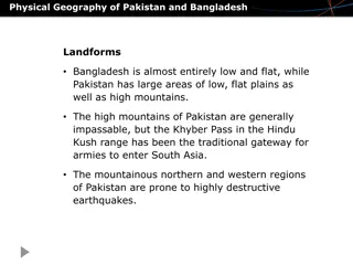 Geography and Society of Pakistan and Bangladesh