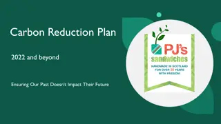 PJ's Foods Ltd. Carbon Reduction Plan 2022 and Beyond