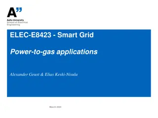 Power-to-Gas Applications in Smart Grids: Overview and Case Studies