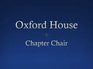 Responsibilities of an Oxford House Chapter Chair