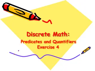 Predicates and Quantifiers in Discrete Math