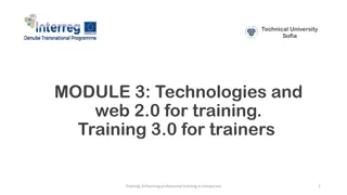 Enhancing Professional Training with Technology and Web 2.0