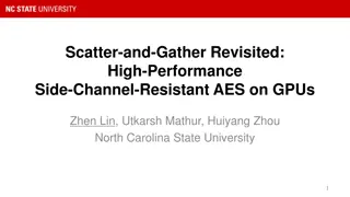 Scatter-and-Gather Revisited: High-Performance Side-Channel-Resistant AES on GPUs