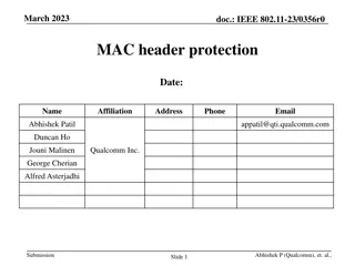 Enhancing MAC Header Protection in IEEE 802.11 for Improved Security