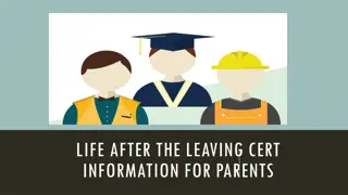 Guide for Parents: Life After Leaving Cert in Ireland