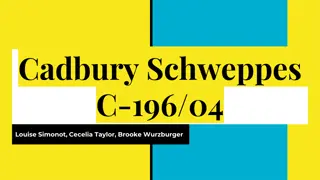 ECJ Ruling on Cadbury-Schweppes CFC Rules