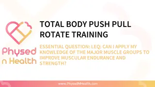 Total Body Push Pull Rotate Training for Strength and Endurance