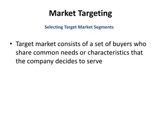 Market Segmentation and Targeting Strategies