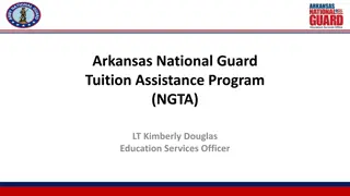 Arkansas National Guard Tuition Assistance Program (NGTA) Details