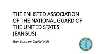 Enlisted Association of the National Guard - Advocating for Legislative Priorities