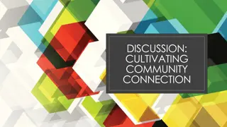 Strategies for Cultivating Community Connections in Education Programs