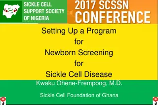 Implementing Newborn Screening for Sickle Cell Disease