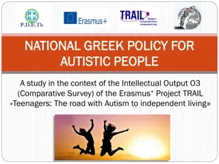 Greek National Policy for Autistic Individuals in Education and Social Support