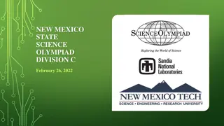 New Mexico State Science Olympiad Division C Highlights