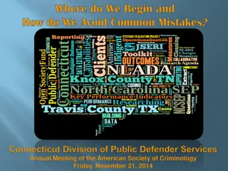 Effective Strategies for Public Defender Services in Connecticut