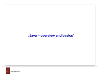 Java Overview and Basics: Understanding the Fundamentals of Java Programming