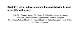 Trends in Disability, Higher Education, and E-Learning in Australia