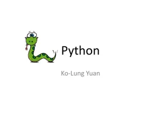 The Power and Simplicity of Python Programming