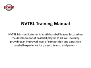 NVTBL Youth Baseball League Overview