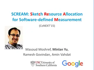 Sketch Resource Allocation for Software-defined Measurement in Network Management