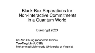 Black-Box Separations in Quantum Commitment Protocols