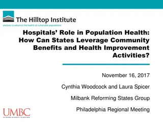 Leveraging Hospital Community Benefits for Population Health Improvement