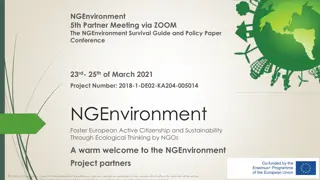 NGEnvironment Survival Guide & Policy Paper Conference - Partner Meeting via ZOOM