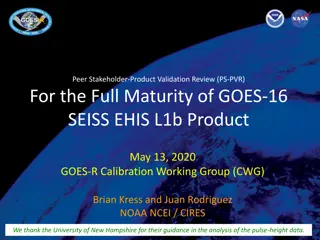 Review of GOES-16 SEISS EHIS L1b Product Maturity