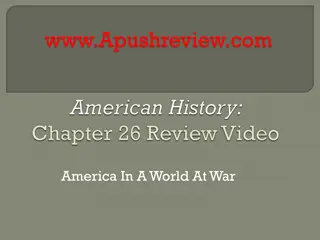 World War II: America's Impact and Legacy