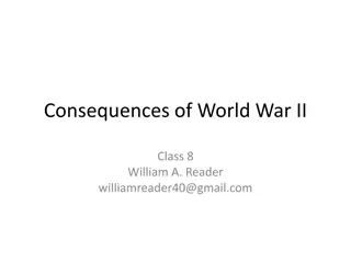 The Impact of World War II on Japan and the Emergence of the Cold War