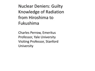 Guilty Knowledge of Radiation: From Hiroshima to Fukushima