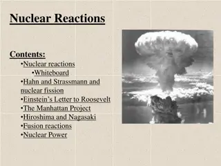 Nuclear Reactions: Fission, Fusion, and Energy Release