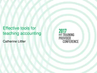 Effective Tools for Teaching Accounting by Catherine Littler