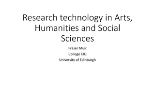 Digital Innovation in Arts, Humanities, and Social Sciences at Fraser Muir College, University of Edinburgh