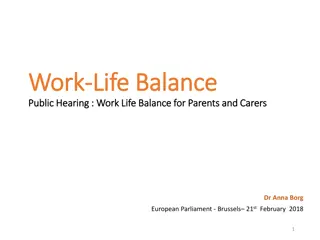 Enhancing Work-Life Balance: Proposals for Gender Equality in the European Parliament