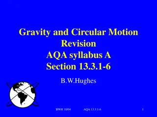 Circular Motion Revision for AQA Syllabus