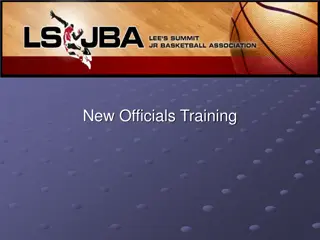 New Officials Training for LSJBA Basketball League