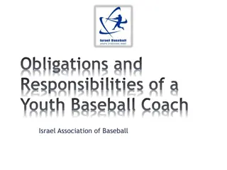 Responsibilities of a Youth Baseball Coach & Safety Instructions