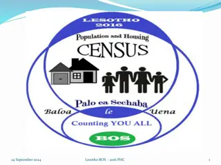 Digital Population and Housing Census Implementation in Lesotho