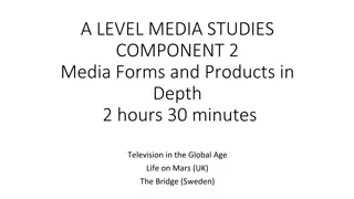 Analysis of Genre Elements in Life on Mars and The Bridge