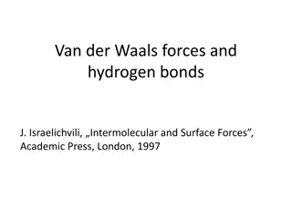 Weak Interactions and Hydrogen Bonding in Molecular Forces