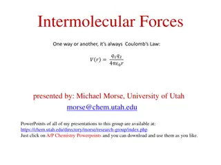 Intermolecular Forces in Chemistry