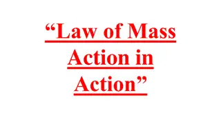 The Law of Mass Action in Chemical Reactions