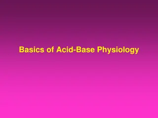 Acid-Base Physiology in the Human Body