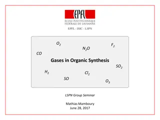 Role of Gases in Organic Synthesis: A Comprehensive Overview